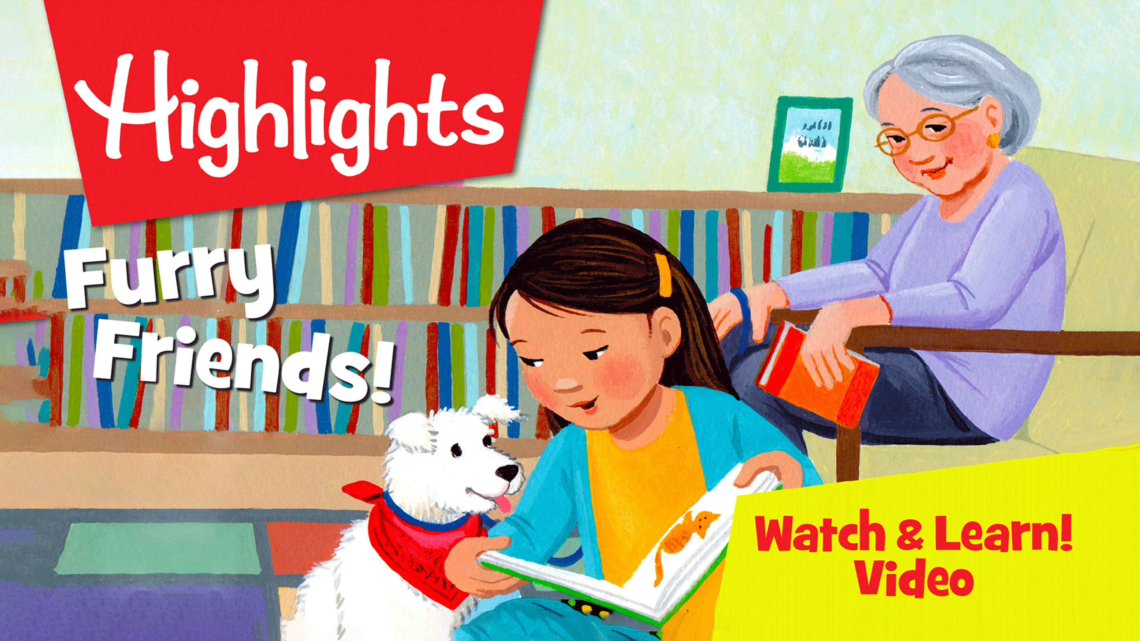 Highlights Watch & Learn!: Furry Friends! poster